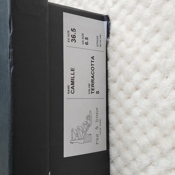 NIB rag & bone Camille Terracotta Sandals - Picture 14 of 16